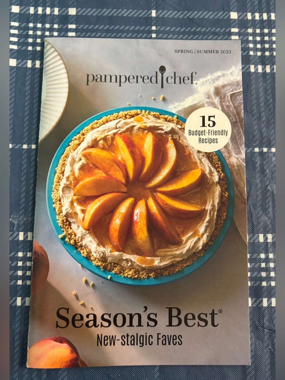 Pampered Chef Season's Best New-stalgic Faves Paperback 15 Recipe Cookbook